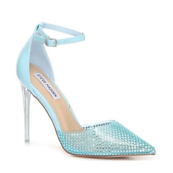 Steve Madden Shoes - Steve Madden Alisha Pump/ light Blue Pointy Stiletto Heels. Size 8